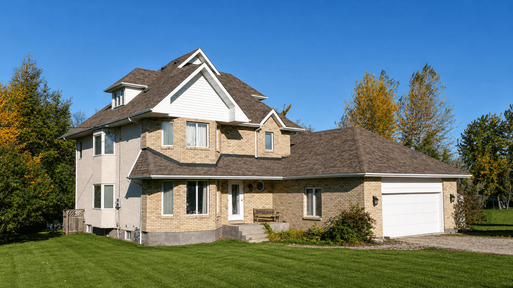 Completed Oakwood roofing project on Roman Drive.